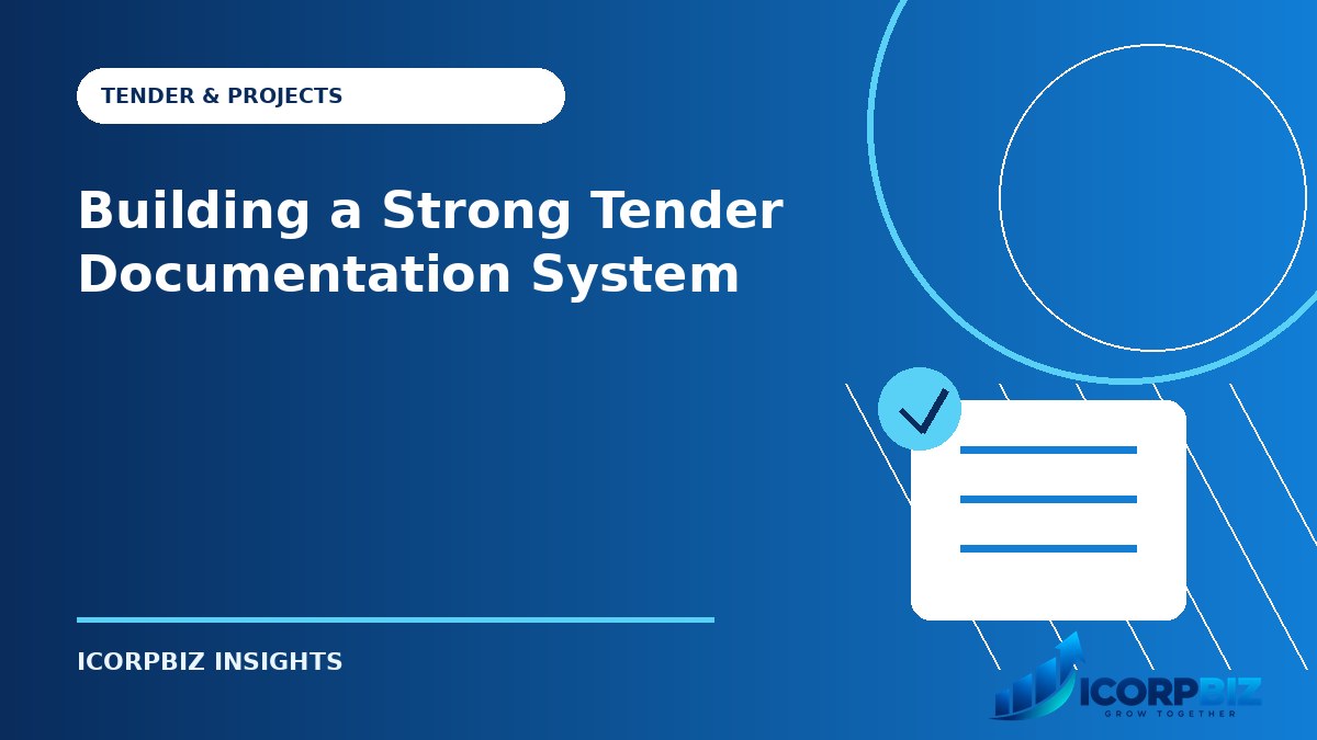 Building a Strong Tender Documentation System