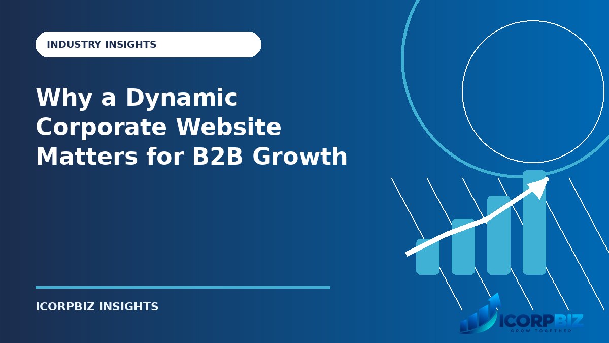 Why a Dynamic Corporate Website Matters for B2B Growth